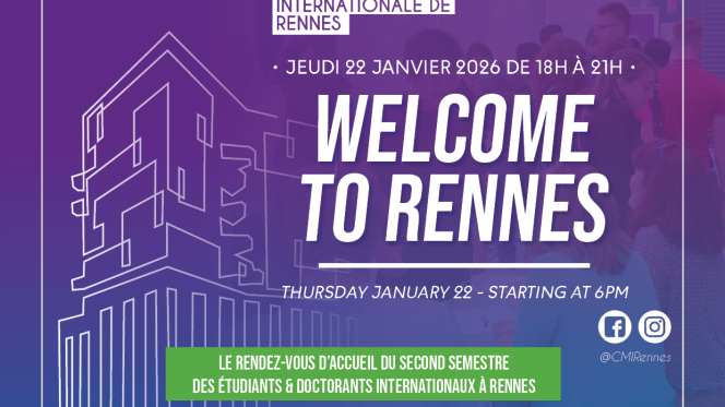 Flyer for the Welcome Event, semester 2