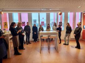 Photo of group of students at the CIREFE welcome reception