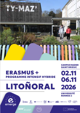 Programme cover featuring a photograph of the campus and EMERGE Alliance branding.