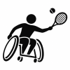 Icon of wheelchair tennis